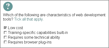 figure 3 - a multiple answer question